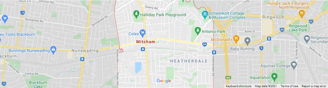 Mitcham map area